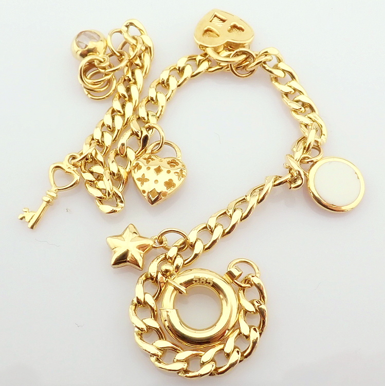 19.5 cm (7.7 in) Bracelet. In 14K Yellow Gold - Image 10 of 11