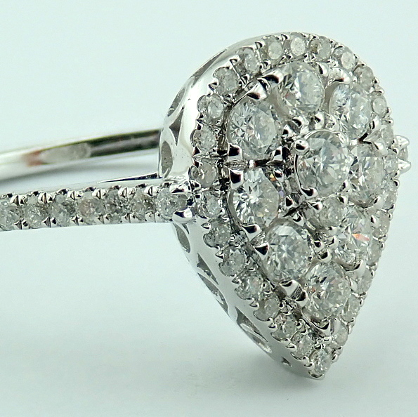 14 kt. White gold - Ring - 0.53 ct Diamond - Image 3 of 5