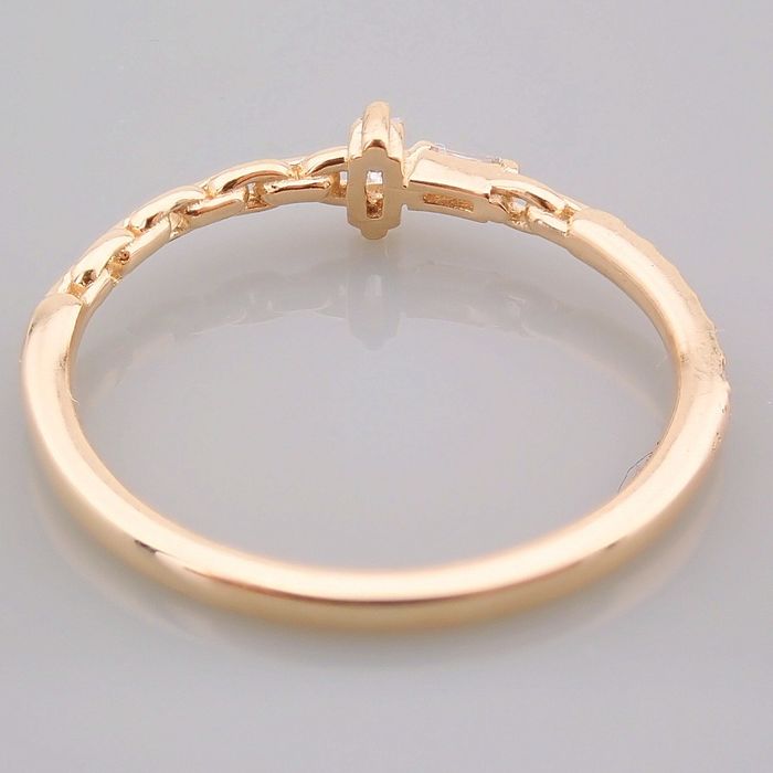 14 kt. Pink gold - Ring - 0.10 ct Diamond - Image 4 of 9