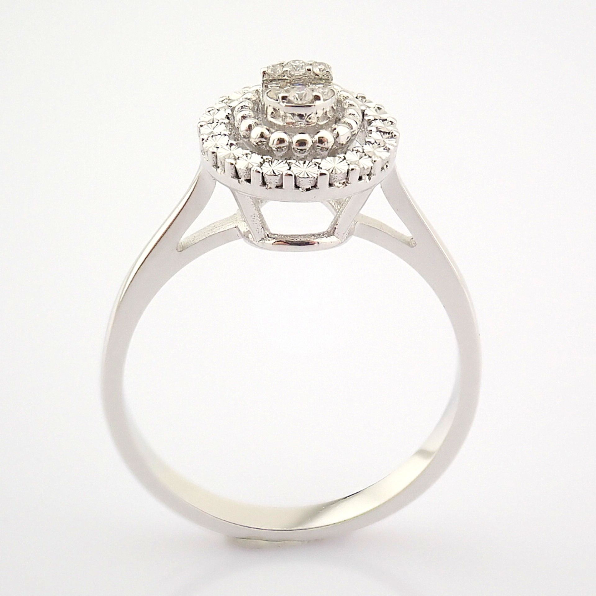 14K White Gold Diamond Ring - Image 3 of 7