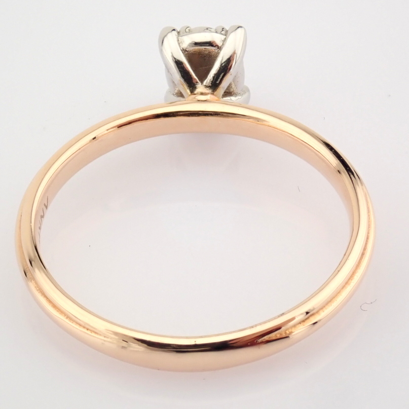 14K White and Rose Gold Diamond Ring - Image 5 of 7