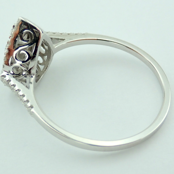 14 kt. White gold - Ring - 0.53 ct Diamond - Image 5 of 5