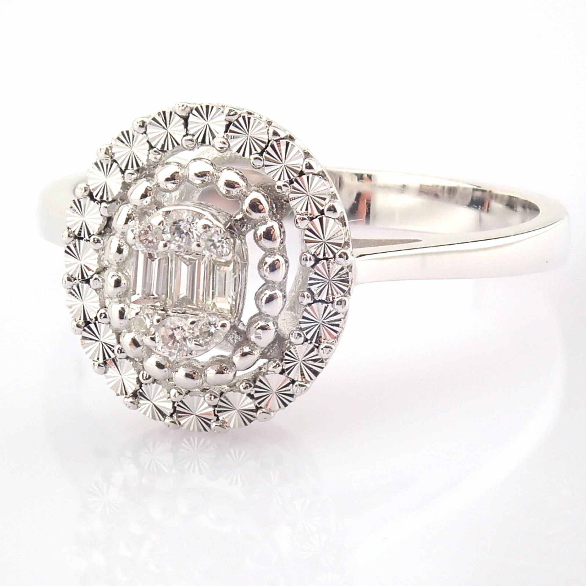 14K White Gold Diamond Ring - Image 5 of 7