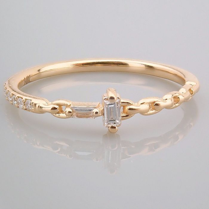 14 kt. Pink gold - Ring - 0.10 ct Diamond - Image 6 of 9