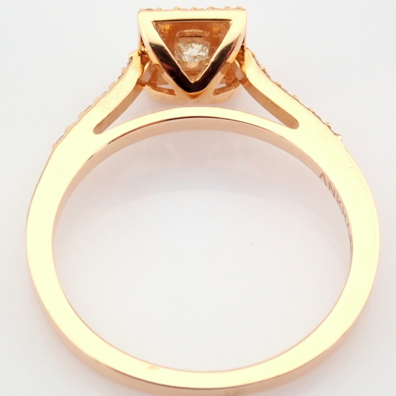 14K Yellow and Rose Gold Diamond Ring - Image 4 of 6