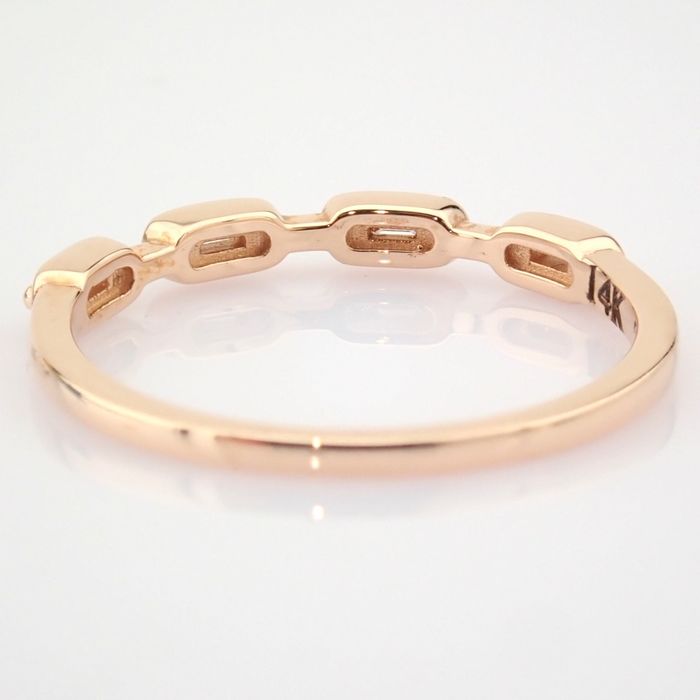 14 kt. Pink gold - Ring - 0.11 ct Diamond - Image 2 of 6