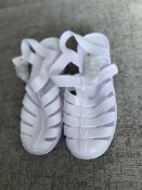 Children's White Jelly Shoes Size Euro 30