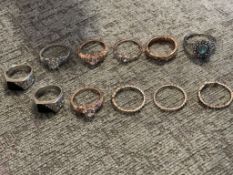 Lot Of 10 Costume Rings