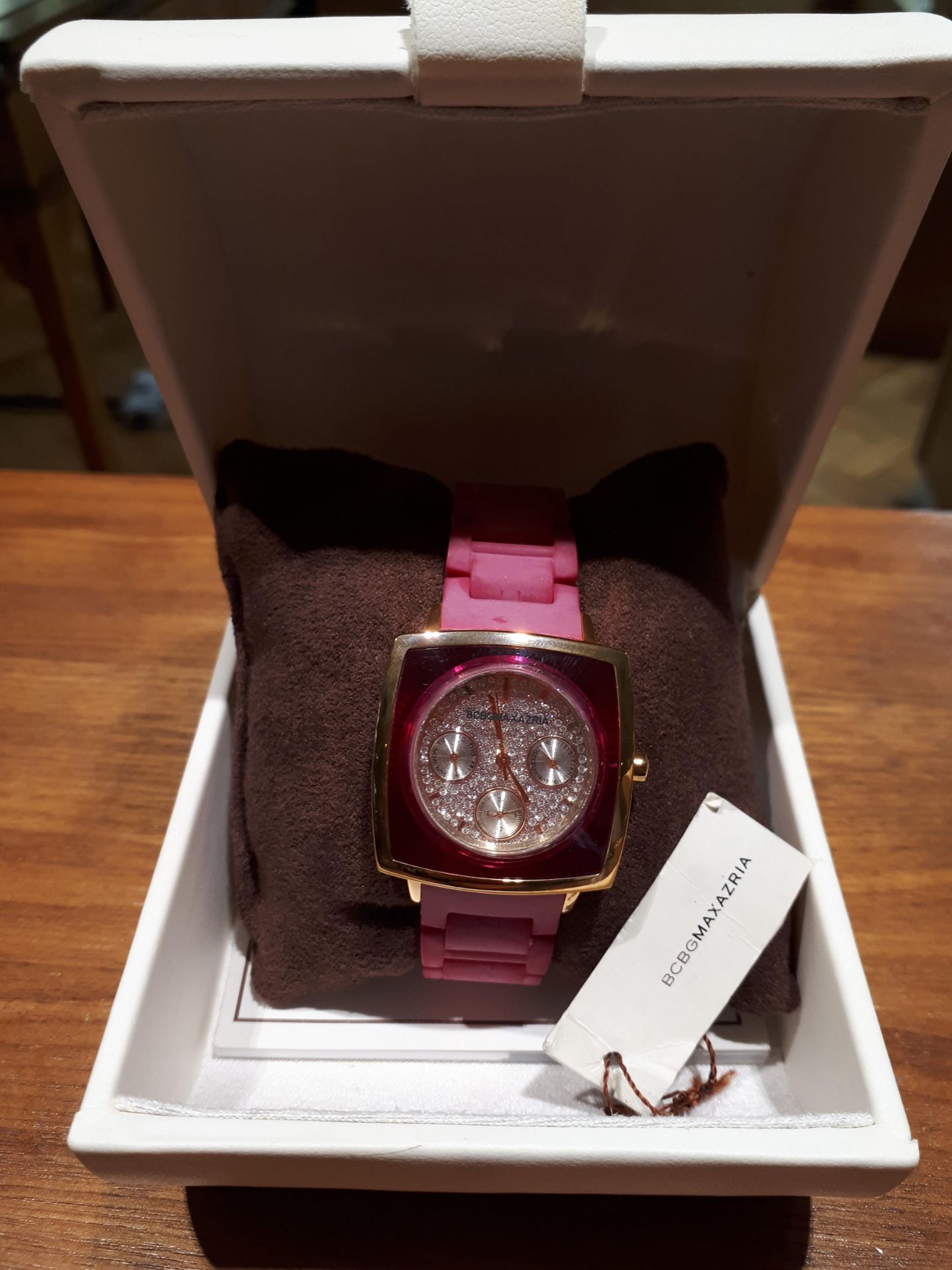 Bcbg Max Azria Ladies Essentials Elite Sport Pink Watch Bg8233 £165 - Ex-Display - Image 9 of 9