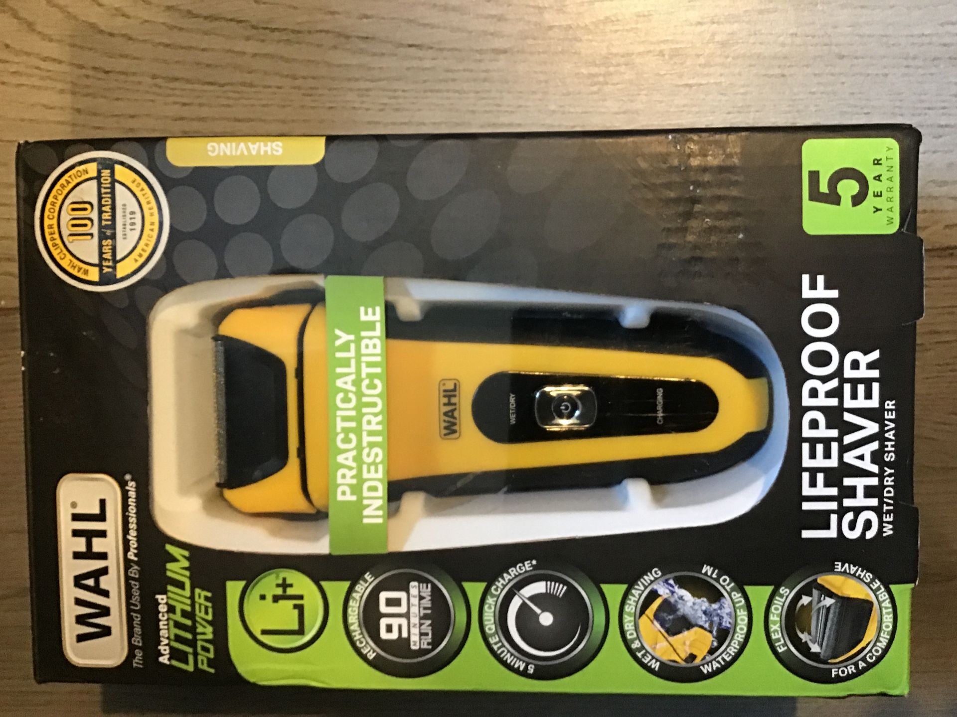 Wahl Lithium Power Lifeproof Shaver - Untested Customer Return