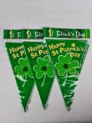 Happy St Patricks Day Bunting Job Lot Wholesale