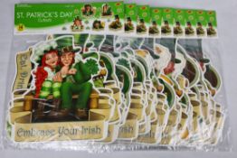 St Patricks Day Cut Outs Characters Job Lot