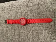 Ladies Costume Watch In Red