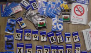 300 Items Plus, Includes Sticky Back Numbers, Letters Car Signs,