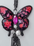 Butterfly Pendant And Chain