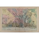 Antique Map Plan of Brighton 1899 G. W Bacon & Co