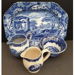Antique & Vintage Blue & White China Includes Early Cup & Spode