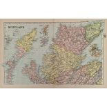 Antique Map North Scotland 1899 G. W Bacon & Co