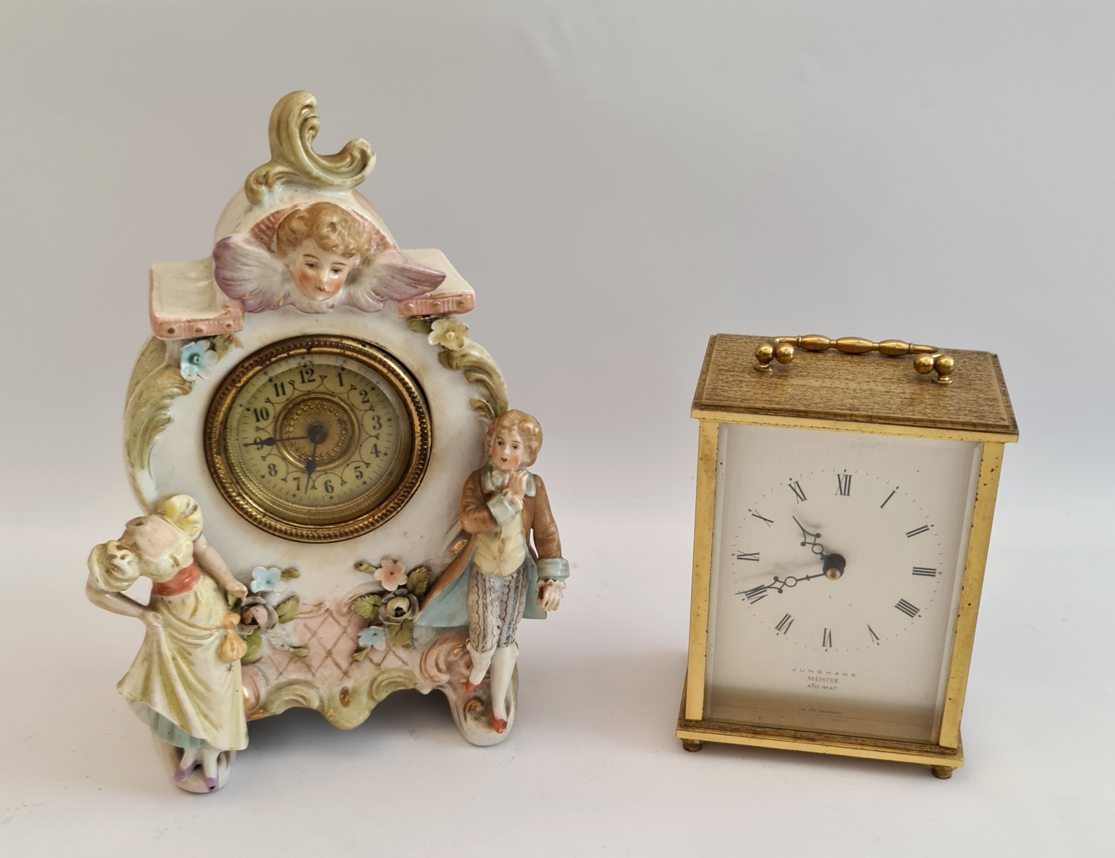 Vintage Clocks Includes Junghans Meister Carriage Clock