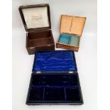 3 Assorted Jewellery Boxes