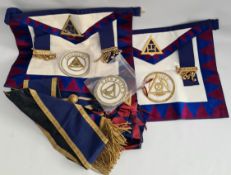 Vintage Parcel of Mason Aprons & Regalia Cheshire Province