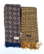 Vintage Retro 2 x Scarves