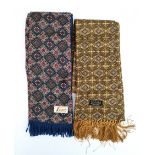 Vintage Retro 2 x Scarves