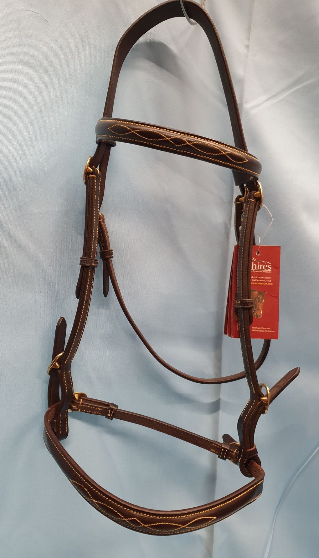 In-Hand Bridle Havana with Brass Fitting