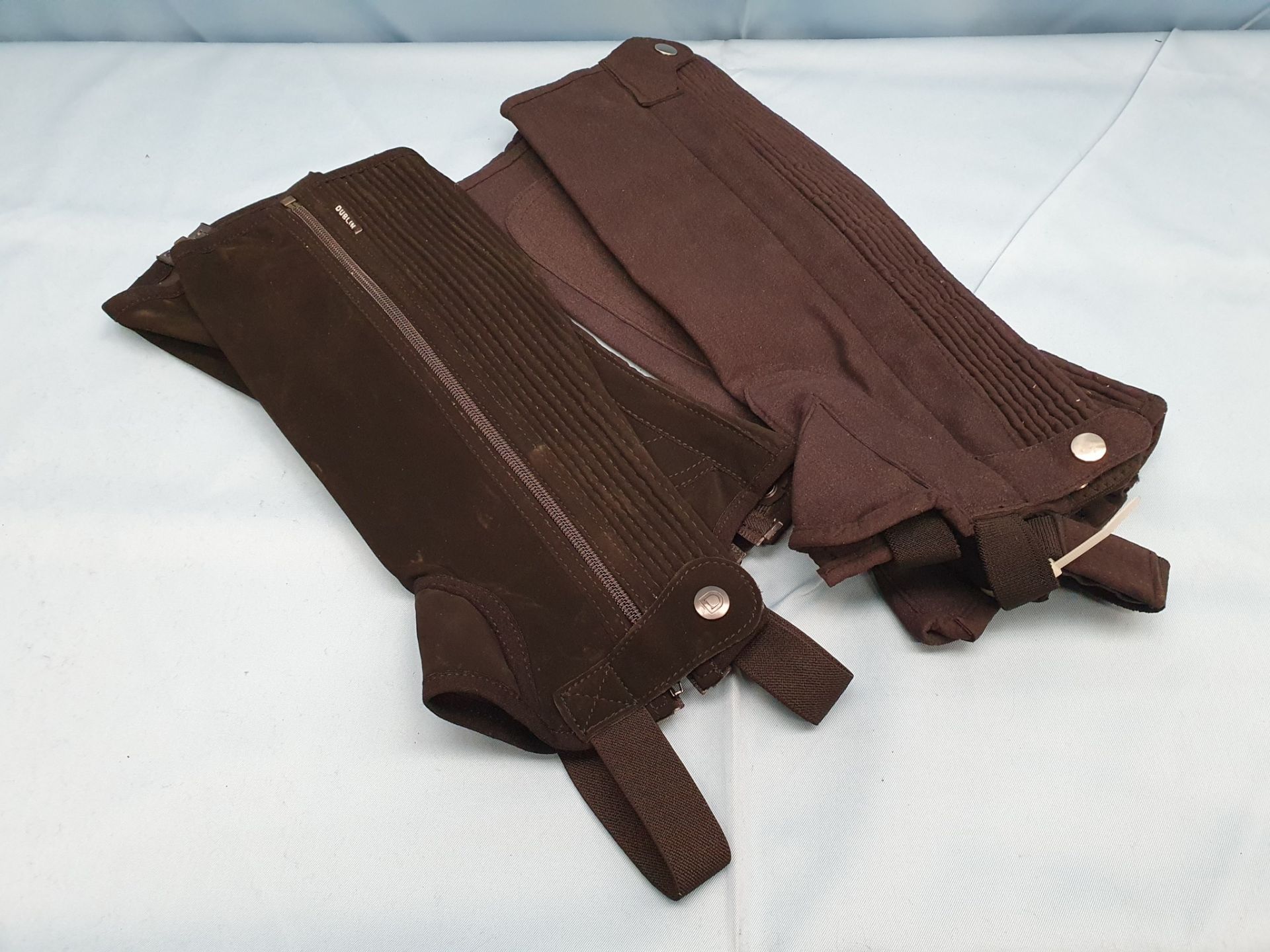 2 Pairs of Childs Suede Half-Chaps, Dublin & Shires