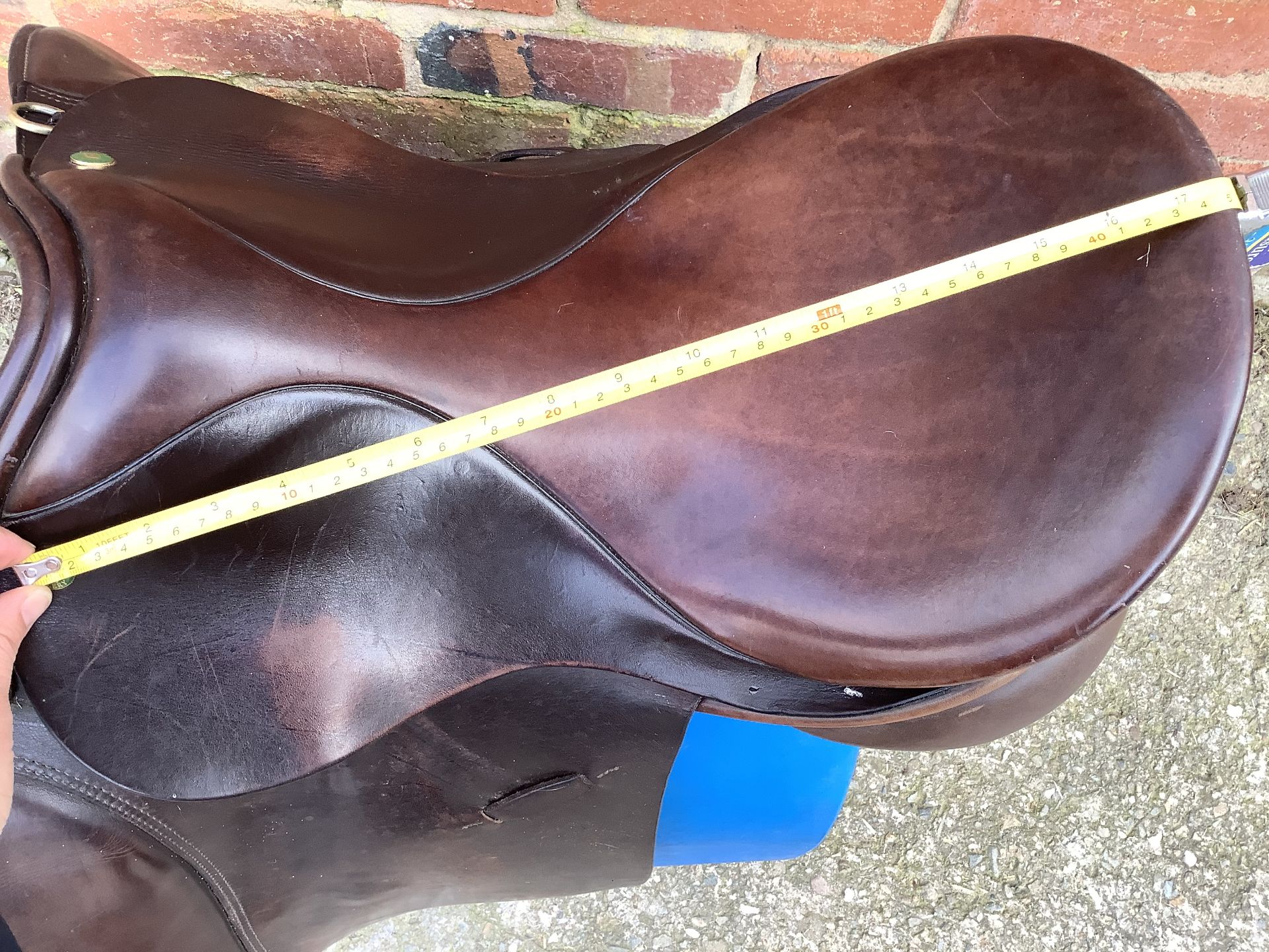 171/2" MW Farrington VSD/GP Saddle - Brown - Image 5 of 8