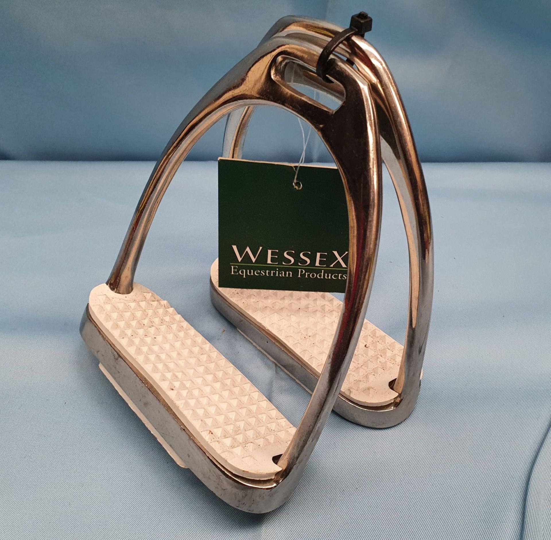 Pair of Wessex Stainless Steel Stirrup Irons