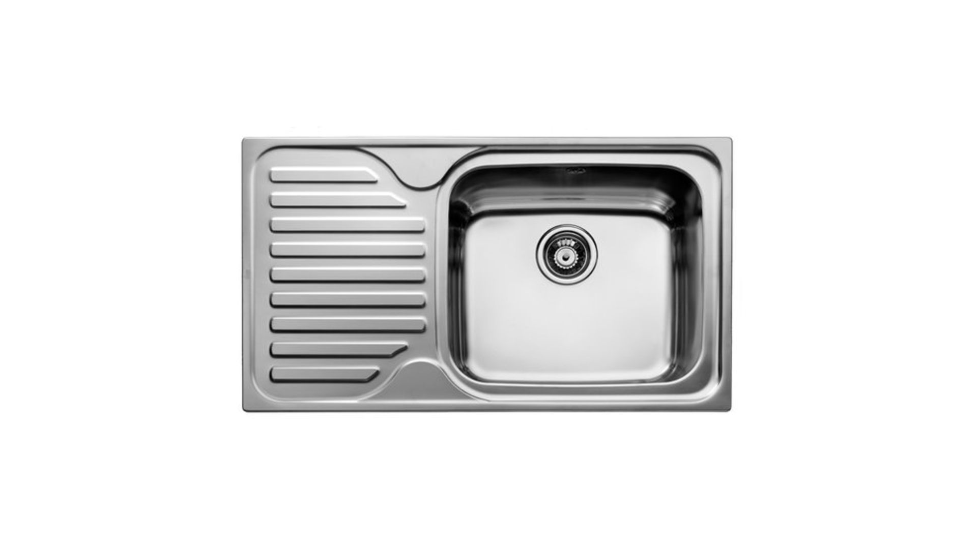 New (P25) Inset Stainless Steel Sink With One Bowl And One Drainer (Left Hand). Inset Sink, One... - Image 2 of 3