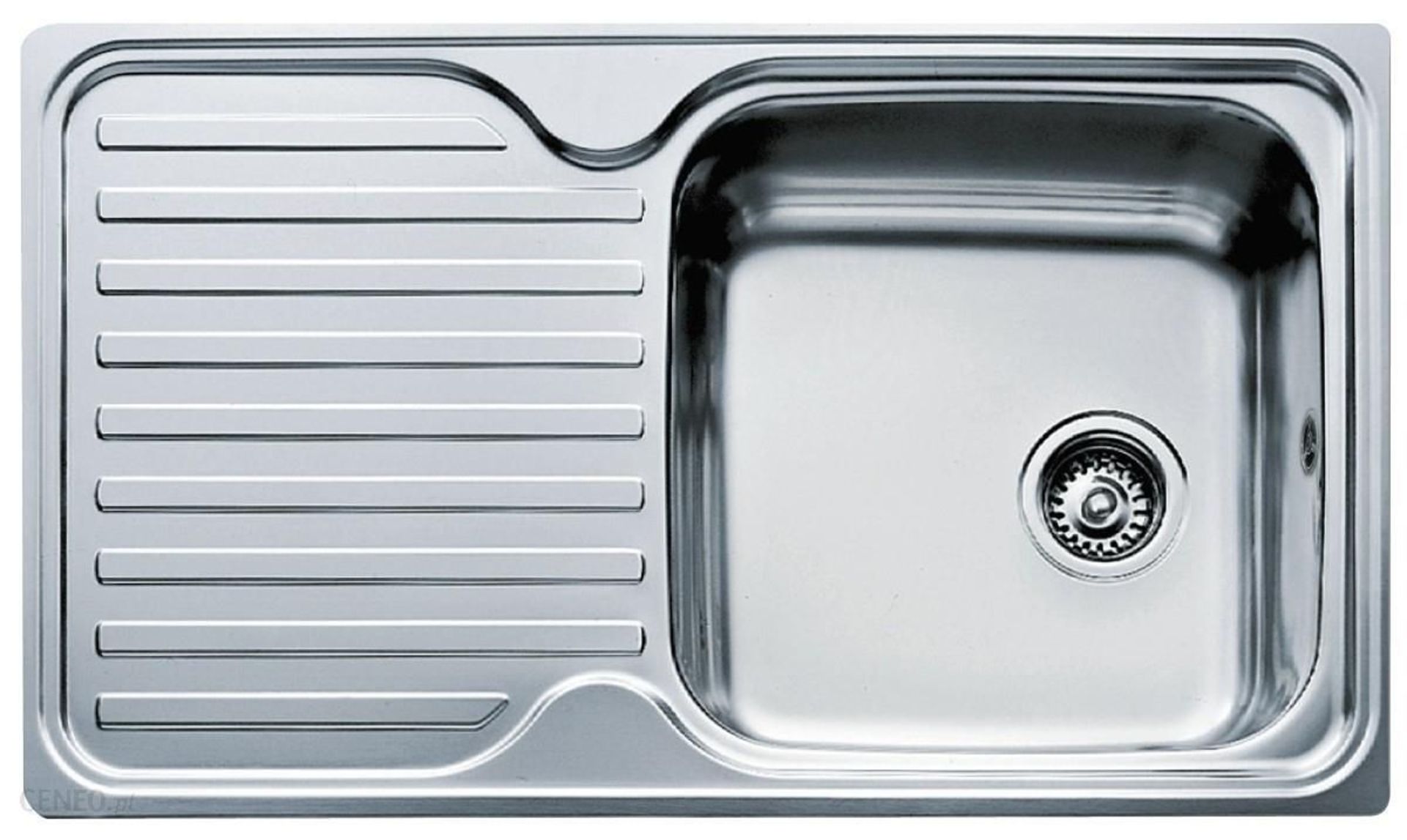 New (P25) Inset Stainless Steel Sink With One Bowl And One Drainer (Left Hand). Inset Sink, One...