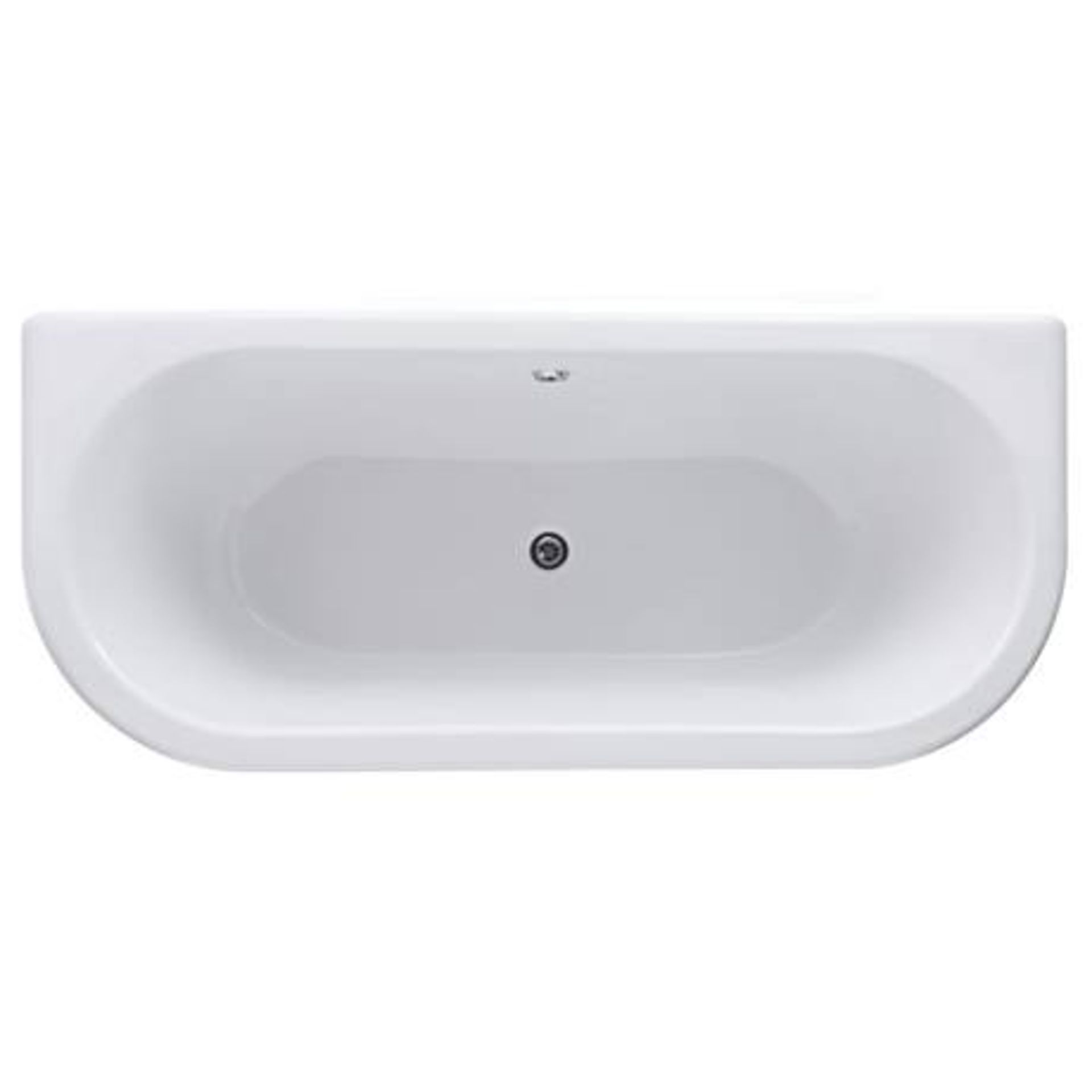 New (P3) 1700x750mm D Shape Roll Top Slipper Tradiational Bath. Rrp £1,099. Comes Complete Wit... - Image 2 of 2