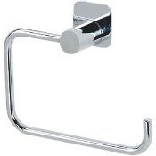 New (P43) Koros Silver Effect Wall-Mounted Toilet Roll Holder (W)153mm When Fixed On The Wall, ...