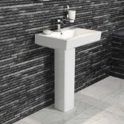 New Belfort Pedestal Basin Set Rrp £379.99 Manufactured From High Quality White Vitreous China...