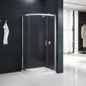 New (R14) 800x800mm - Premium 1 Door Easyclean Sliding Door Quadrant Shower Enclosure.RRP £49...