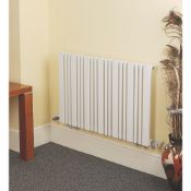 New (S191) Reina Bonera Designer Radiator 550 x 456mm White 1075BTU. Offers A High Quality, D...