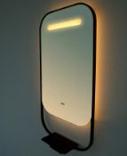 New (R5) 800x600mm Pollux Deluxe. Shelf Mirror With Back-Lighting And 360Á Ambient Lighting D...