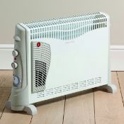 New (S205) Electric 2500W White Convector Heater. His Portable Electric Convector Heater With T...