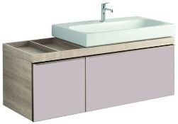 New (S104) Keramag Citterio Under Basin Storage Unit Shelf Left, 133 x 55 x 50 Cm, Structure, N...