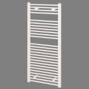 New (R143) Reina Diva Flat Towel Rail - White 800x400mm. The Diva Flat Towel Rail Adds Style To...