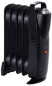 New (S212) Electric 500W Rich Black Oil-Filled Radiator. This Oil Filled Electric Radiator Dist...