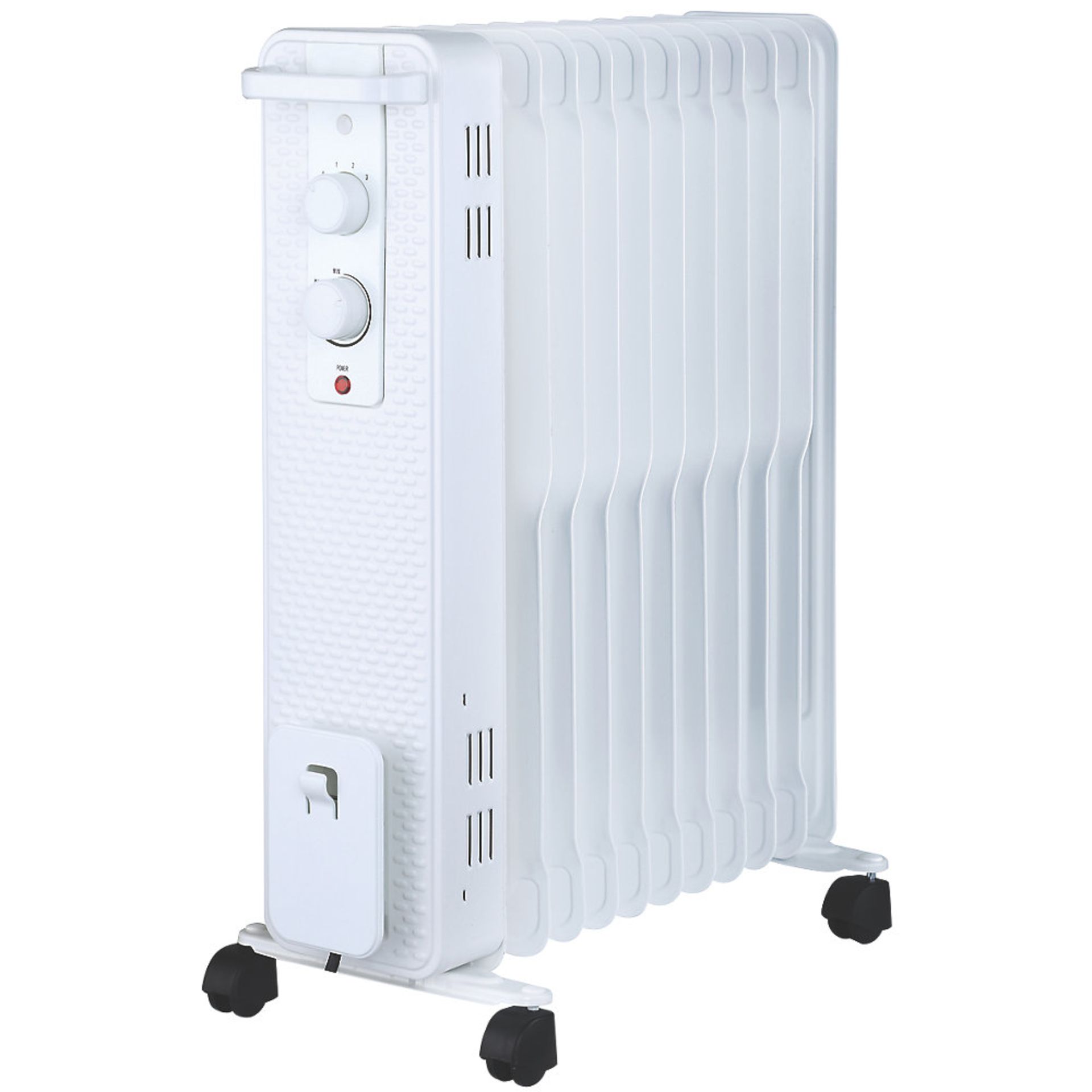 New (S90) Freestanding Oil-Filled Radiator 2400W. Oil-Filled Radiator With Wheels For Easy Mov...