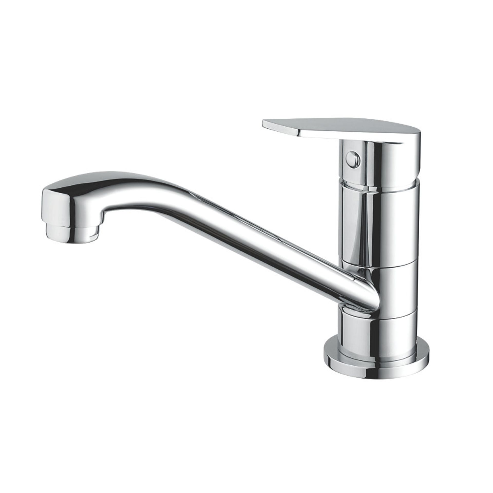 NEW (MC142) BRISTAN CINNAMON MONO MIXER KITCHEN TAP CHROME. Surface-Mounted with Long-Armed Spo... - Image 3 of 3