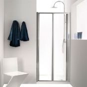 NEW (N54) Porcelanosa Inter 8 Folding Shower Door. Taken from the Inter 8 Collection by System...