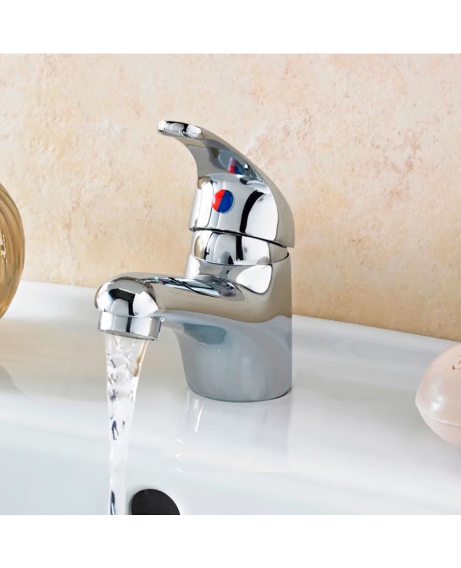 New (T124) Elore Mono Basin Mixer Tap. The Elore Basin Sink Mono Mixer Tap Is A Beautiful And E...