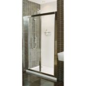 NEW (N163) Roman Collage 740-795mm Bi-Fold Shower Door Silver - CV13S. RRP £369.99. A flexib...