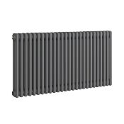 New 600x828mm Anthracite Double Panel Horizontal Colosseum Traditional Radiator.Rca563.RRP £54...