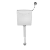 New (T185) 6000Ml White Cistern (H)320mm (D)140mm. Water Saving Dual Flush Valve Water Savin...